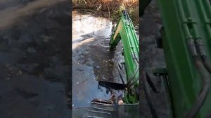 Копка пруда мини экскаватором. Курская обл.