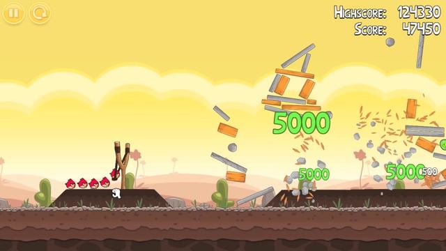 Angry Birds 3-5 "Wait for the Roll" (Lucky Version) смотреть онлайн