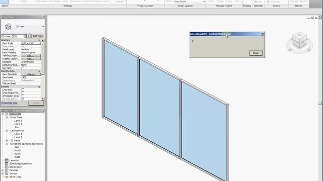 Using the Revit API to collect and count Curtain Panels смотреть онлайн