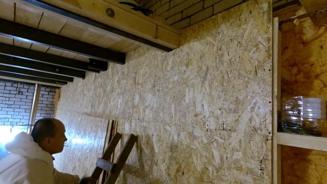 Обшиваем гараж OSB ,Подписчик привёз дрова смотреть онлайн