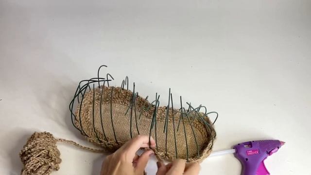 НЕВЕРОЯТНАЯ КРАСОТА из ДЖУТА своими руками / Jute craft idea