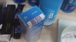 Краситель DE LUXE,7/00+7/1+7/16,окрашивание седых волос.