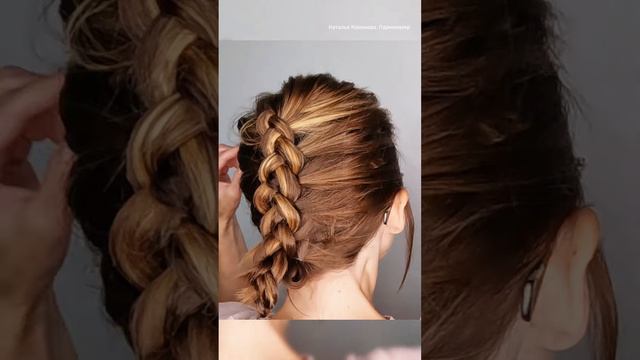 Объёмная причёска для КОРОТКИХ ТОНКИХ ВОЛОС/ Hair Tutorial #hairstyle