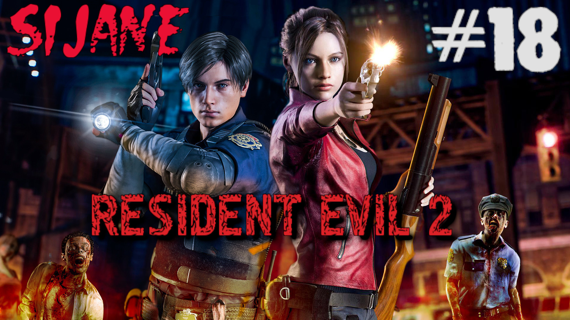 Resident Evil 2 Клэр #18 Рутина в участке