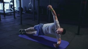 Боковая планка с ротацией/ Side plank rotation