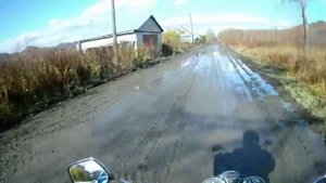 Поездка на мопеде Альфа 50 куб. Долинск - Быков, о. Сахалин