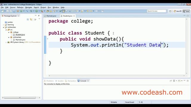 package in java example | Java packages | package example using eclipse