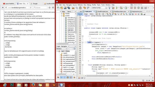 Convertir JFrame a JDialog en Netbeans (Java ) смотреть онлайн