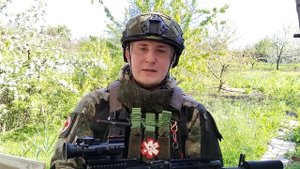 Военнослужащий ВС РФ, гвардии ефрейтор с позывным «Карась»