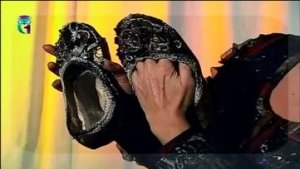 Шьем нарядные балетки без выкройки из подручных материалов. Мастер класс