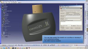 CATIA V5 macro - Text in sketch / 3D text