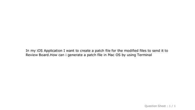 iOS : How to Create a Patch file on Mac OS X смотреть онлайн