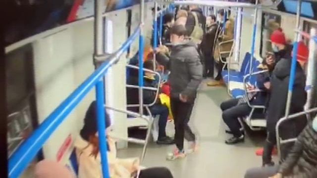 Пожар в вагоне метро действия