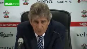 Manuel Pellegrini raises smiles over...