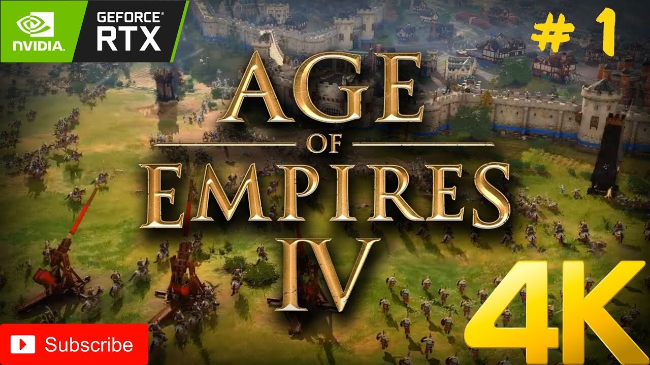 Age of Empires IV - прохождение #1 | RTX 3060 | 4K 60 FPS