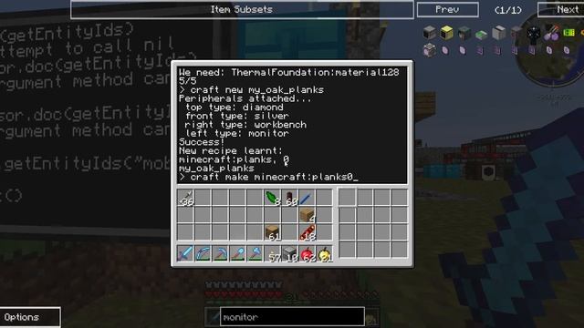 ComputerCraft - Autocrafting Turtle V0.00 смотреть онлайн