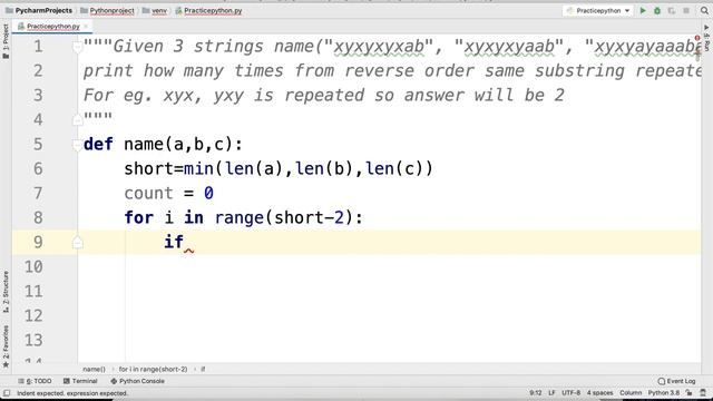 Python Practice Series 40 | For Beginners | Level 1 | Basic II | Count Substring | Tutorials Code