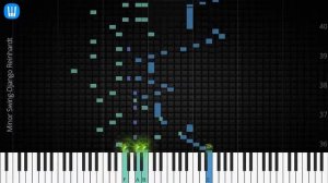 🎹 Minor Swing, Django Reinhardt, Synthesia Piano Tutorial