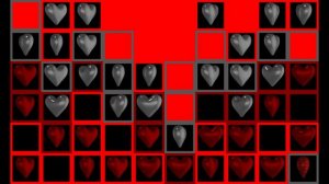 Футаж с сердцами. Игры. Стратегия, головоломка, симулятор. Зацикленная анимация в 4K.