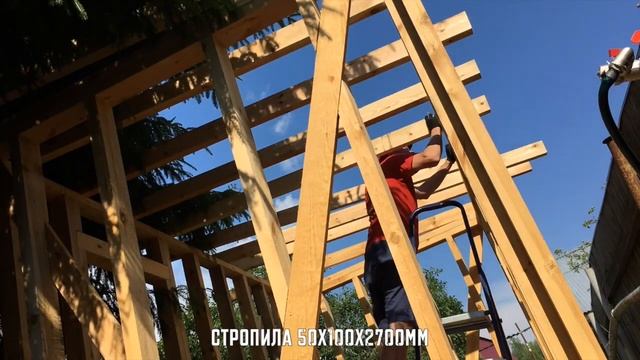 Сарай (хозблок) 3,55х2,1 за 6 минут. смотреть онлайн