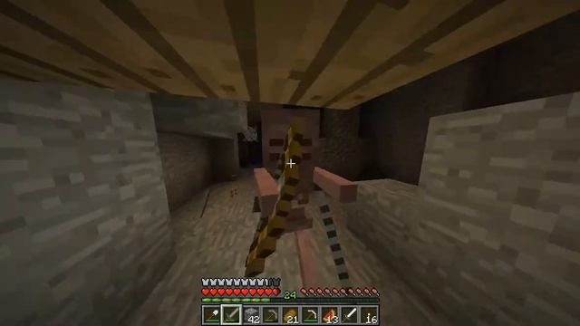 Let's play Minecraft - Серия 9 - Тёмные подземелья