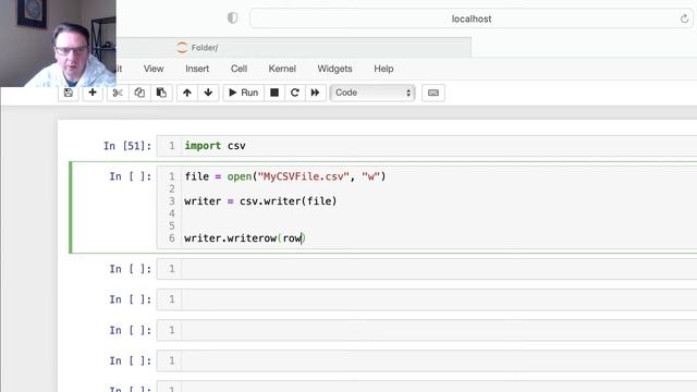 Writing Data into a CSV File using Python