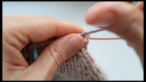 МК теплая двойная зимняя шапка спицами