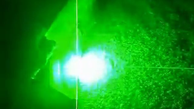 1 Watt Green Laser Fire