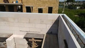 Опалубка из перегородочных блоков 5 см под плиты перекрытия