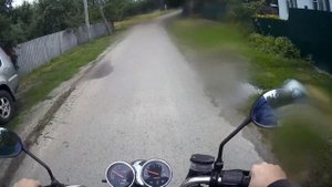 Мото покатушки на мопеде Минск д4 50(аналог альфы). Напала собака