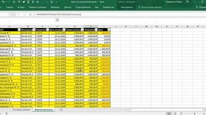 Поступление денег от клиентов, функционал форматирвание как таблица, условное форматирование