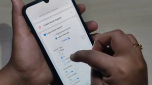 Смартфон Samsung Galaxy A12 Включить Светодиодное оповещение край для уведомлений