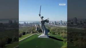 «Родина мать зовёт!» после реставрации