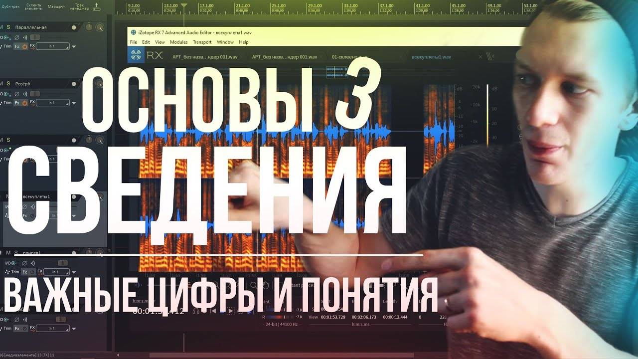 ОСНОВЫ СВЕДЕНИЯ: ТЕХНИЧЕСКАЯ ЧАСТЬ. ЧАСТОТА ДИСКРЕТИЗАЦИИ, БИТНОСТЬ, ОВЕРСЕМПЛИНГ, ГРОМКОСТЬ ЗАПИСИ смотреть онлайн