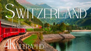Switzerland Village | Beautiful Nature With Relaxing Music & Nature Soundscape | 4K Relaxation Film