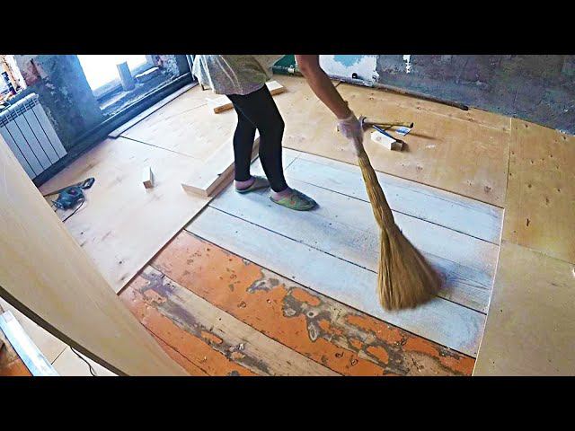 Делаем люк в подпол и протопываем фанеру. смотреть онлайн