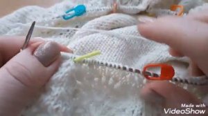 Узор "Павлиний хвост".Болталка под вязание.