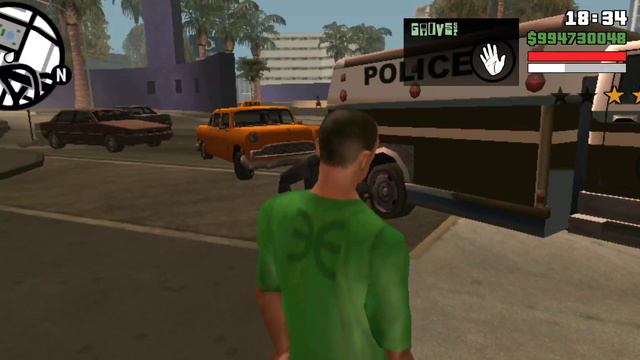 GTA San Andreas Surrender To Police Mod For Android смотреть онлайн