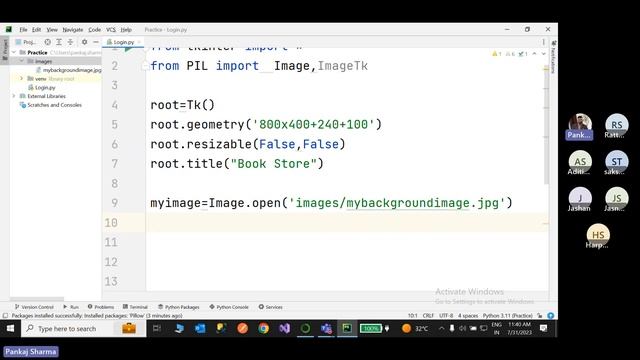 Tkinter GUI Basics Frame , Background , Icon Change , Label , Editor Widget