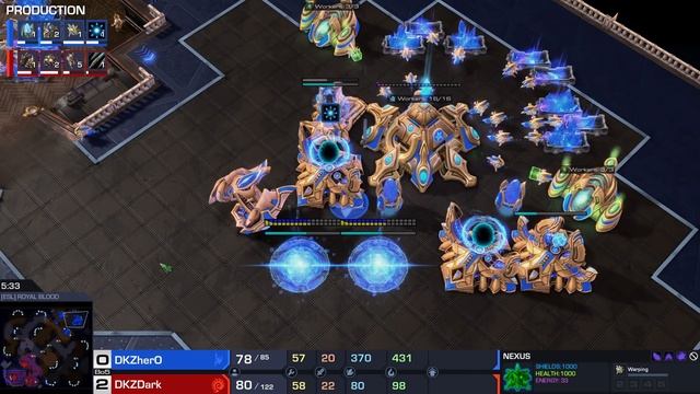 StarCraft 2: herO's MASS ORACLE vs Dark! (ESL Open Cup Finals) смотреть онлайн