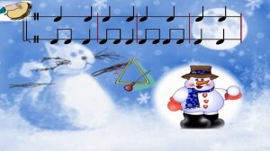 Сольфеджио для детей Jingle bells Lectura Rítmica
