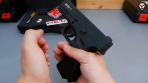 Охолощенный пистолет Retay 17 Glock Черный видео обзор