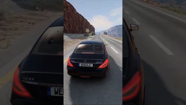 cls 63 test BeamNG.drive #beamngdrive #cls #mercedes #crash