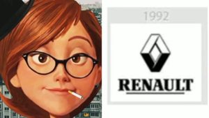 Старый логотип Ranault это: