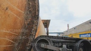 Ремонт бандажного кольца на автобетоносмесителе