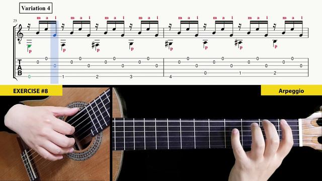 Exercise #8 (Arpeggio) TAB
