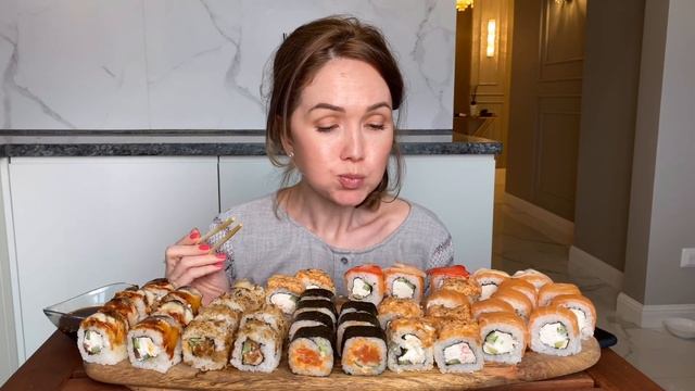 CHILD Free | вопрос от Кнопки | ролы | rolls and sushi | Мукбанг смотреть онлайн