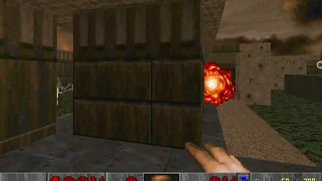 Doom II level 7, Dead Simple: 'Secret' exit (Deathmatch exit) смотреть онлайн