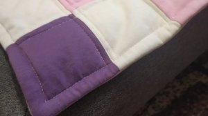 Лоскутное шитье. Простий печворк із залишків тканини. Одіяло в стилі печворк для початківців.