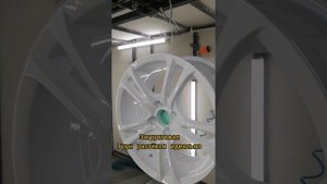 порошковая покраска дисков в светлый графит под суперглянцевым лаком.